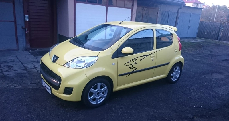 Peugeot 107 cena 11850 przebieg: 183000, rok produkcji 2009 z Tarnów małe 742